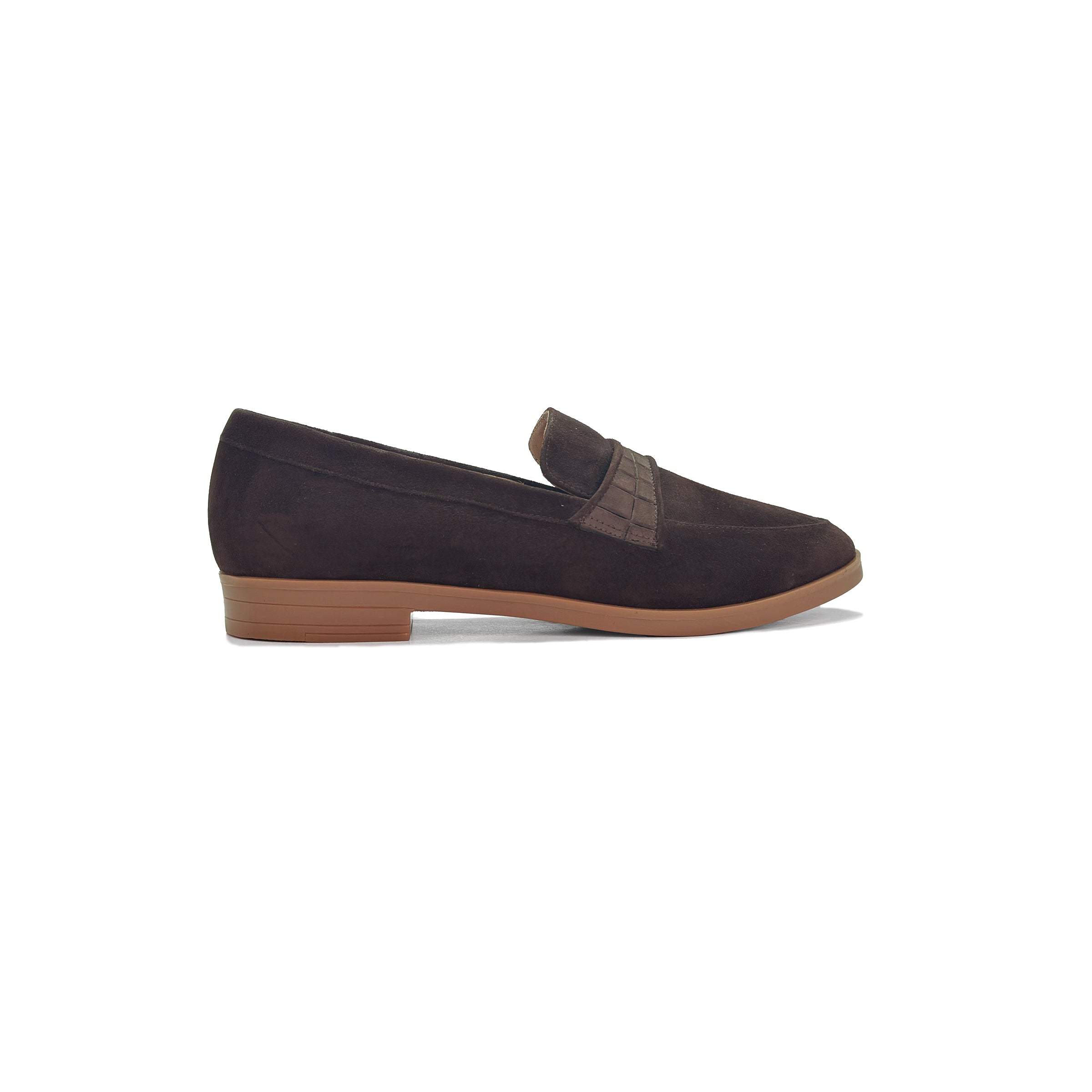 Suede Crocassin