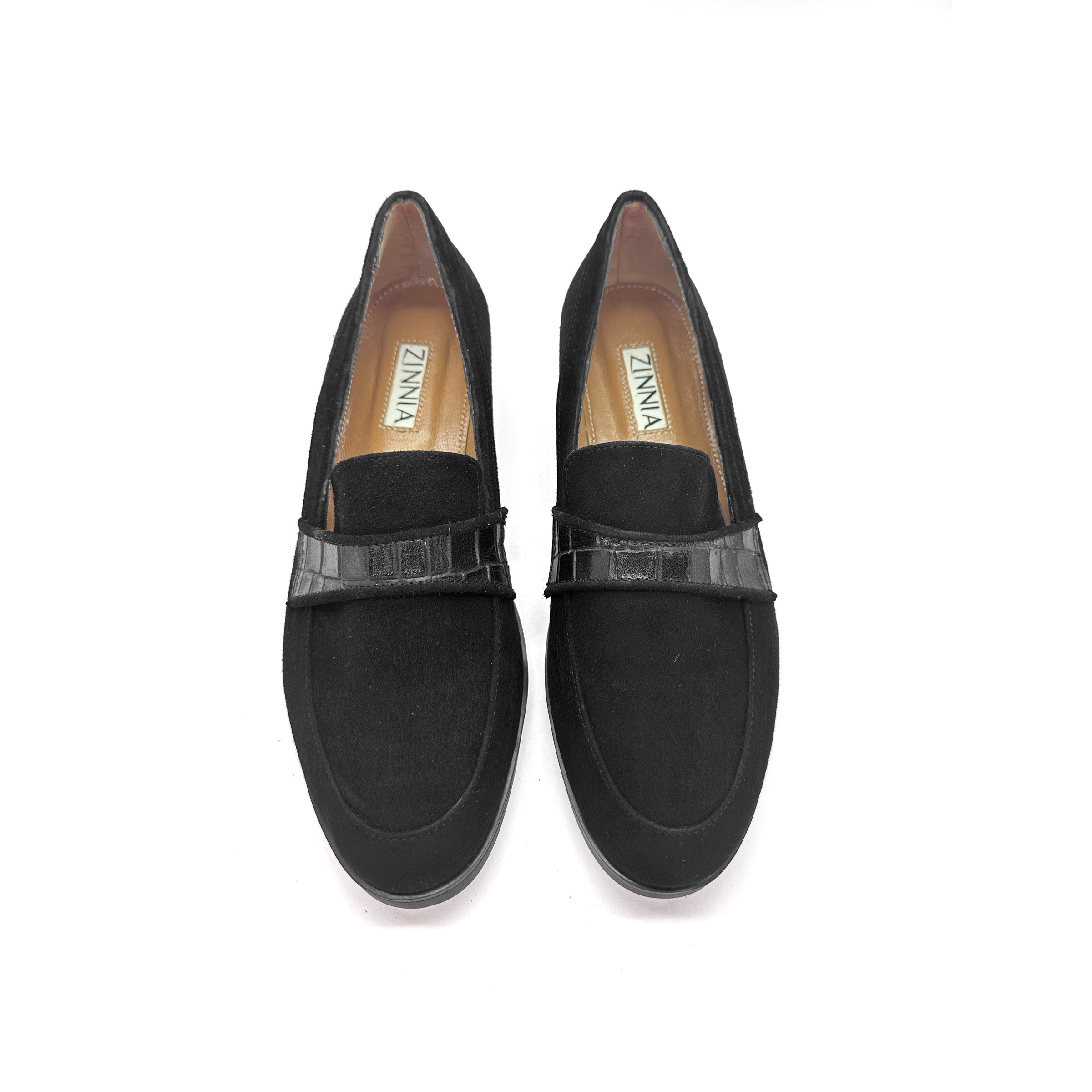 Suede Crocassin