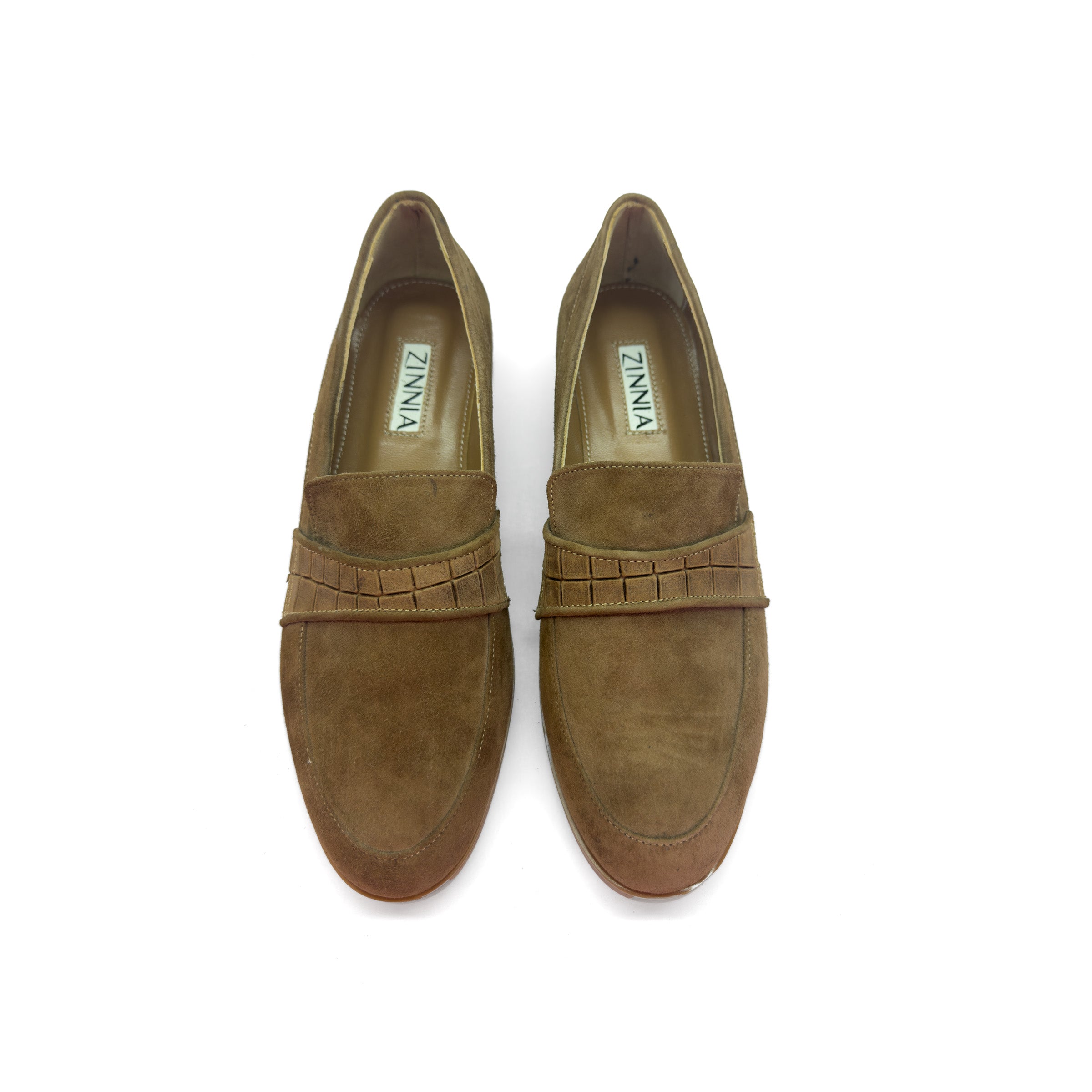 Suede Crocassin