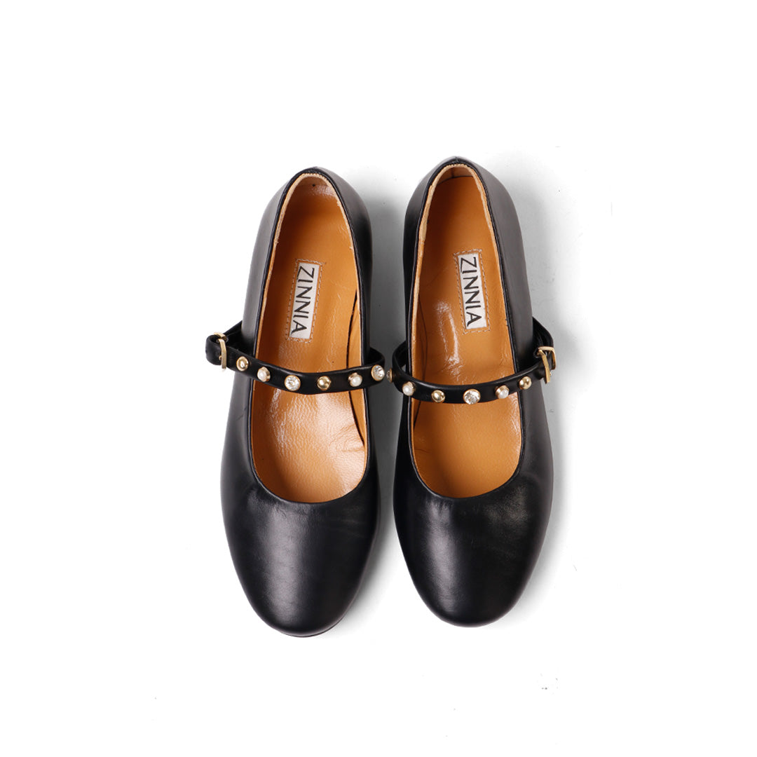 Studs Bar Ballet Flat with Studs