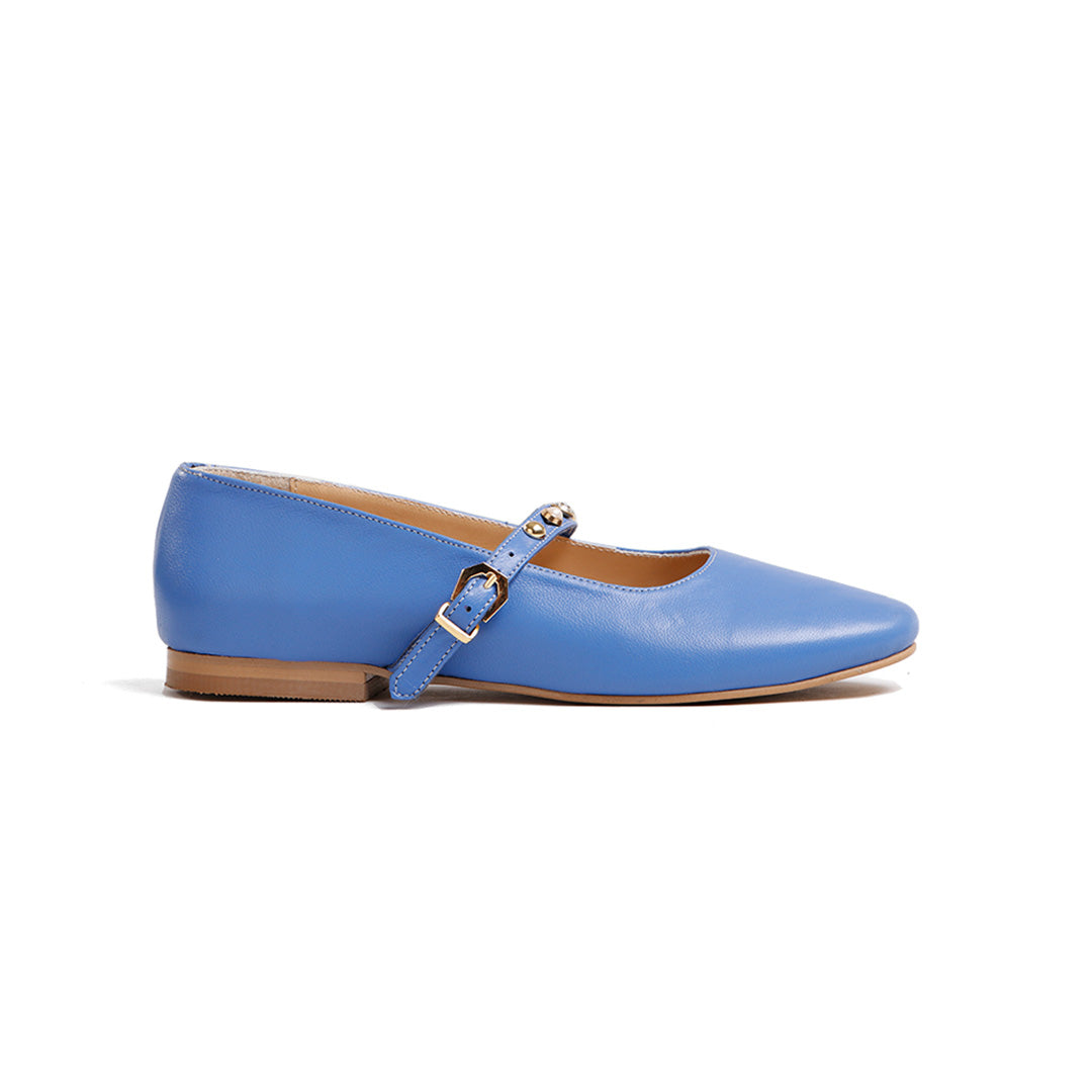 Studs Bar Ballet Flat with Studs