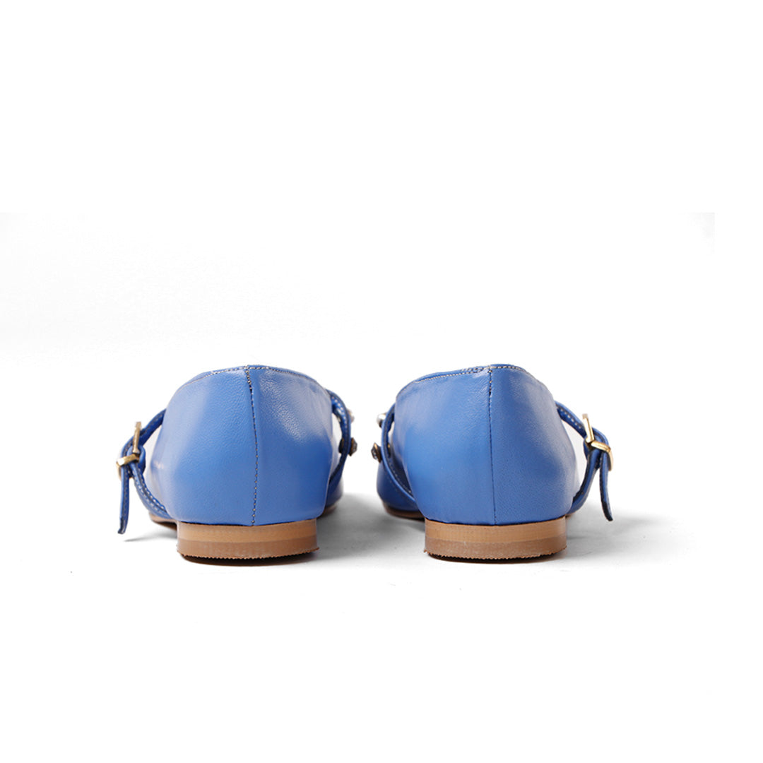 Studs Bar Ballet Flat with Studs