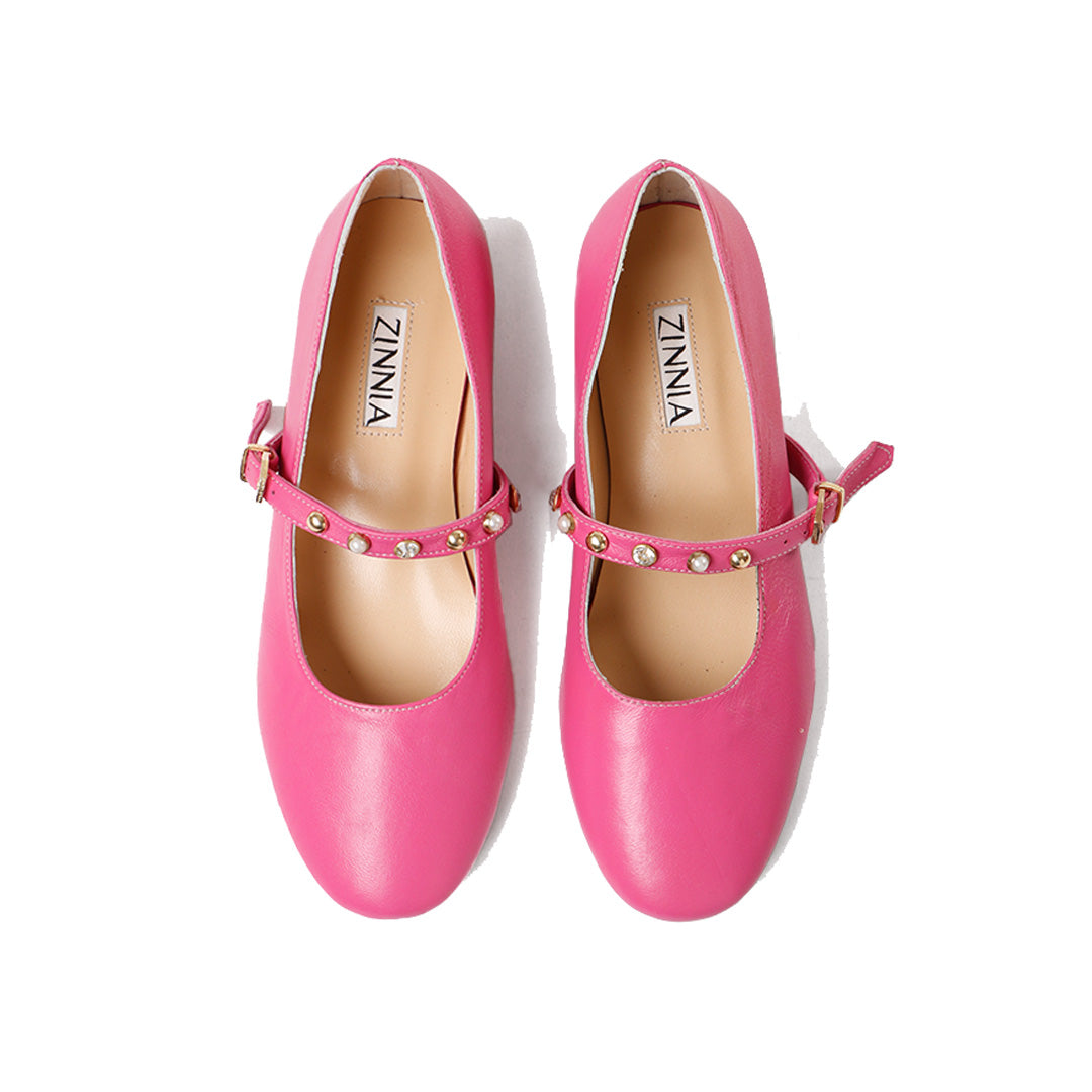 Studs Bar Ballet Flat with Studs
