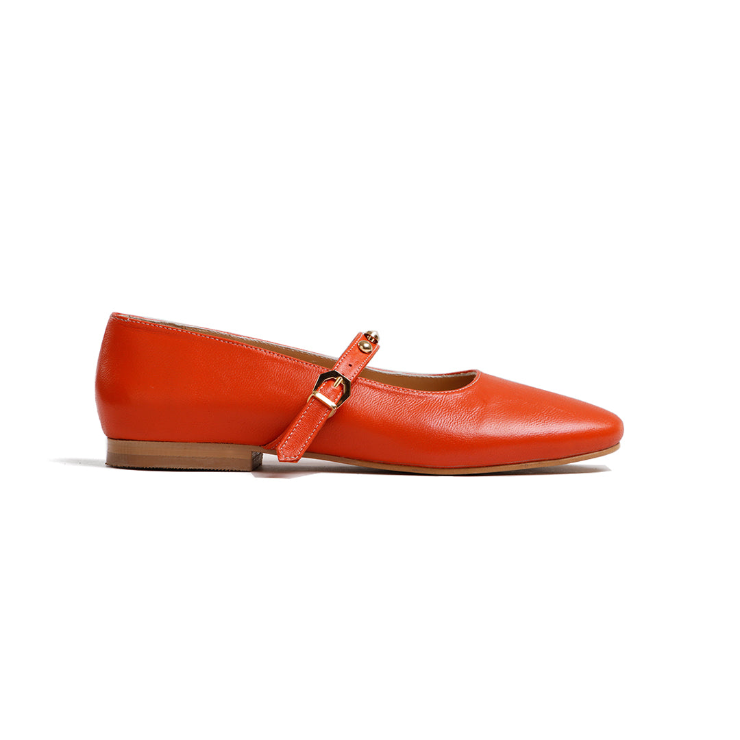 Studs Bar Ballet Flat with Studs