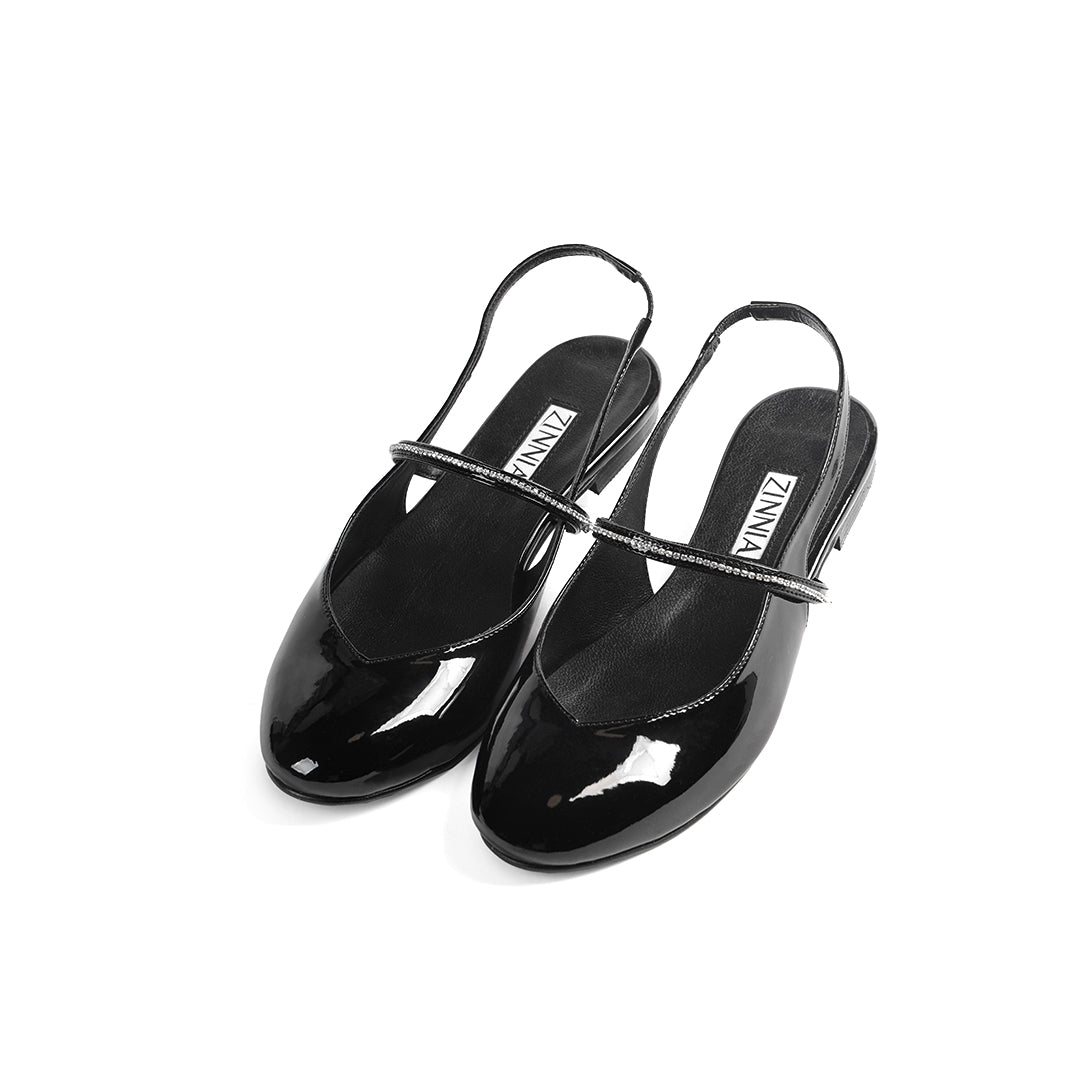 Basic Ballet Slingback with Stones
