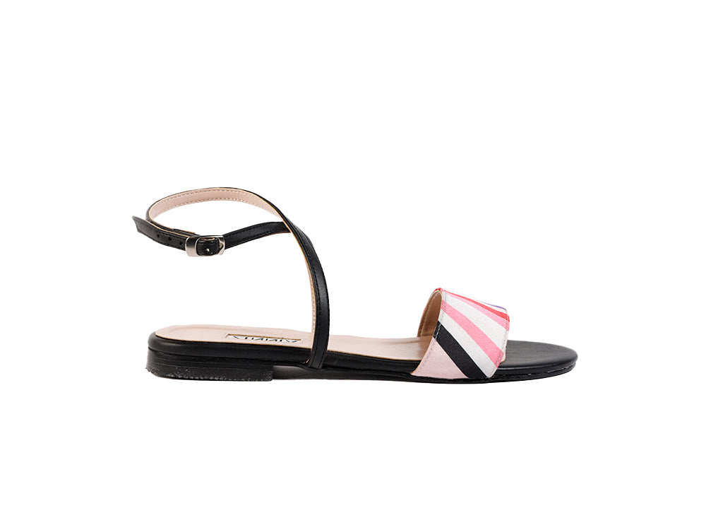 Pink Stripin' Sandal