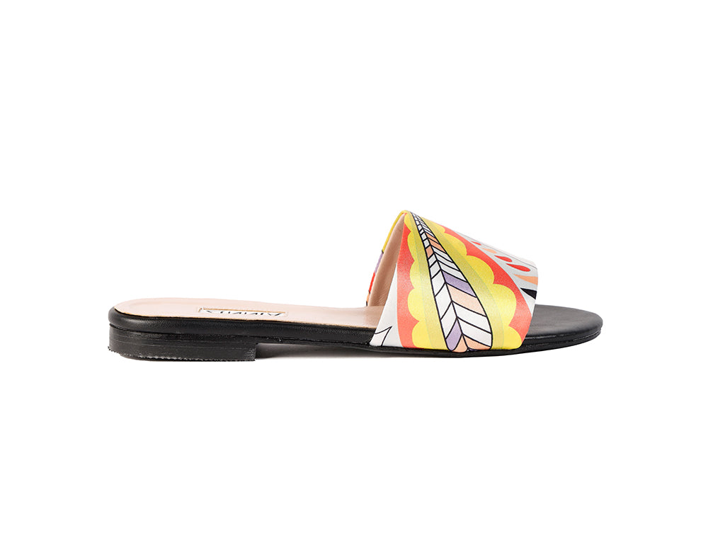 Emilio | Handcrafted Slipper | Zinnia