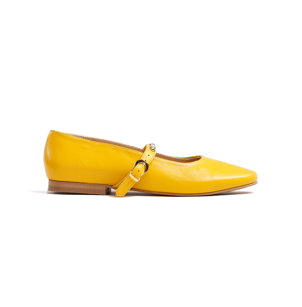 Studs Bar Ballet Flat with Studs