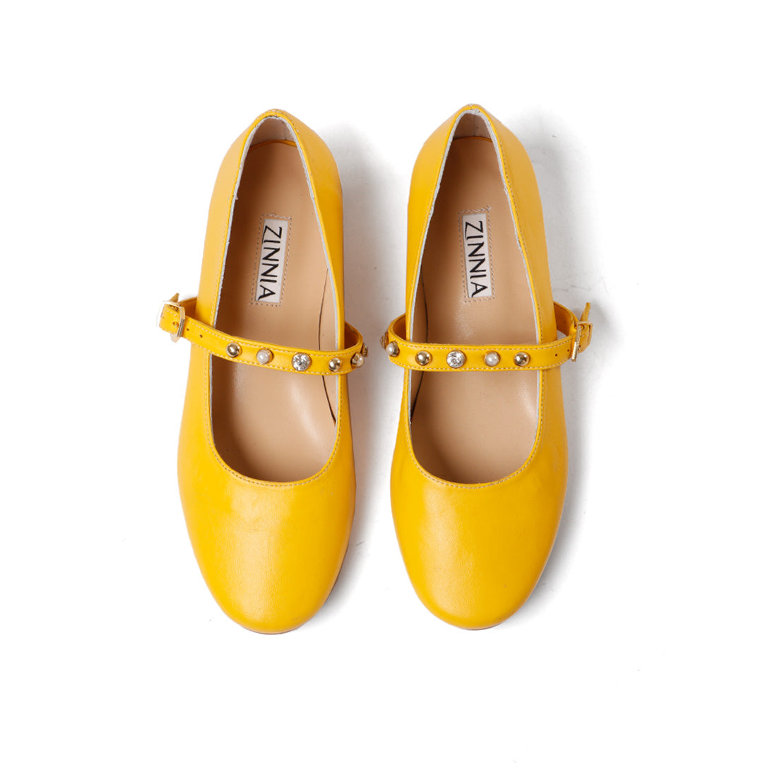 Studs Bar Ballet Flat with Studs